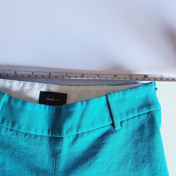 ARITZIA BABATON Emerald Green Cropped Pants - Picture 3 of 7